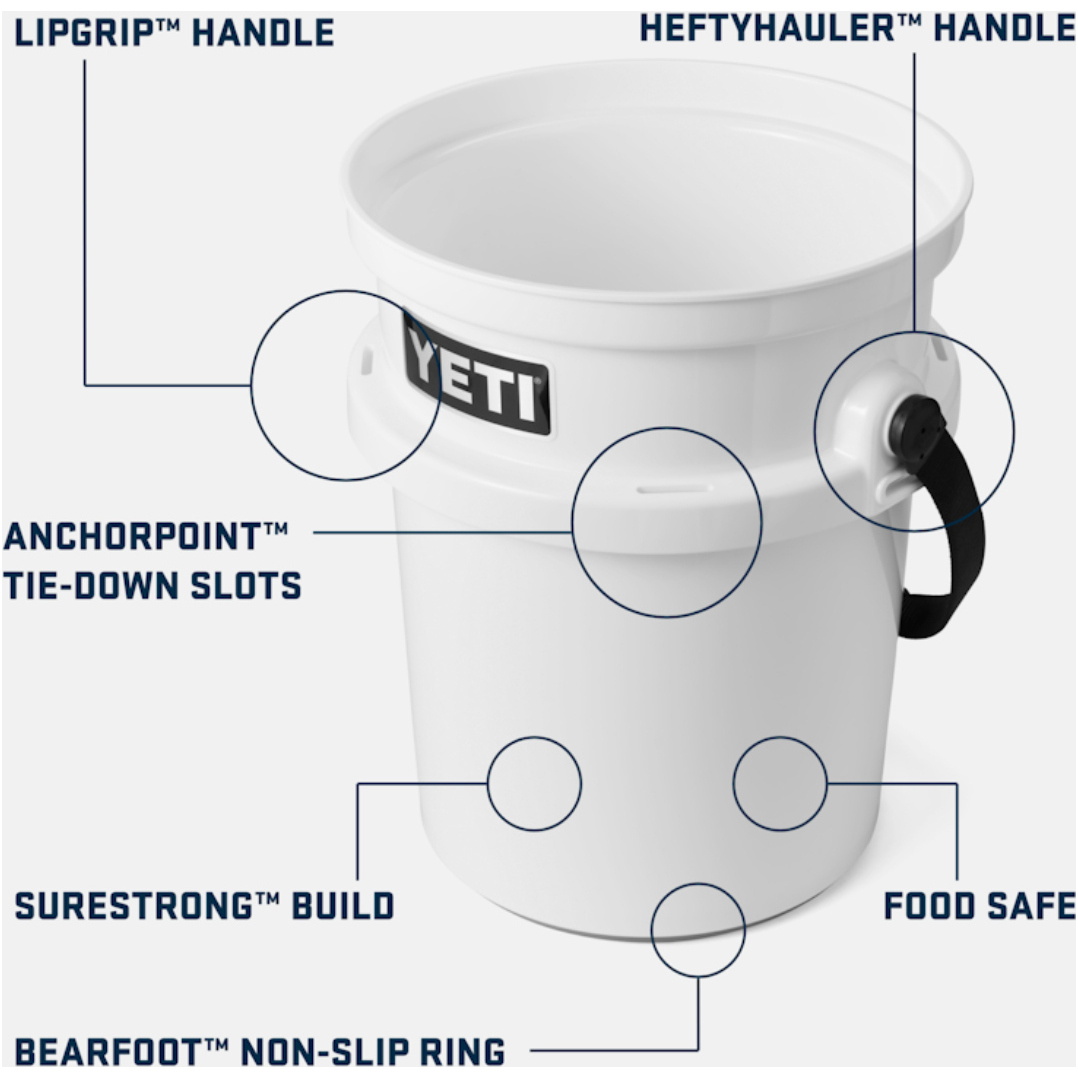 2026 YETI LoadOut 5 Gallon Bucket 70000000188 - Tan
